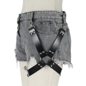 Faux Leather Belt Harness for Men and Women / Fetish Fashion Unisex Accessories - EVE's SECRETS